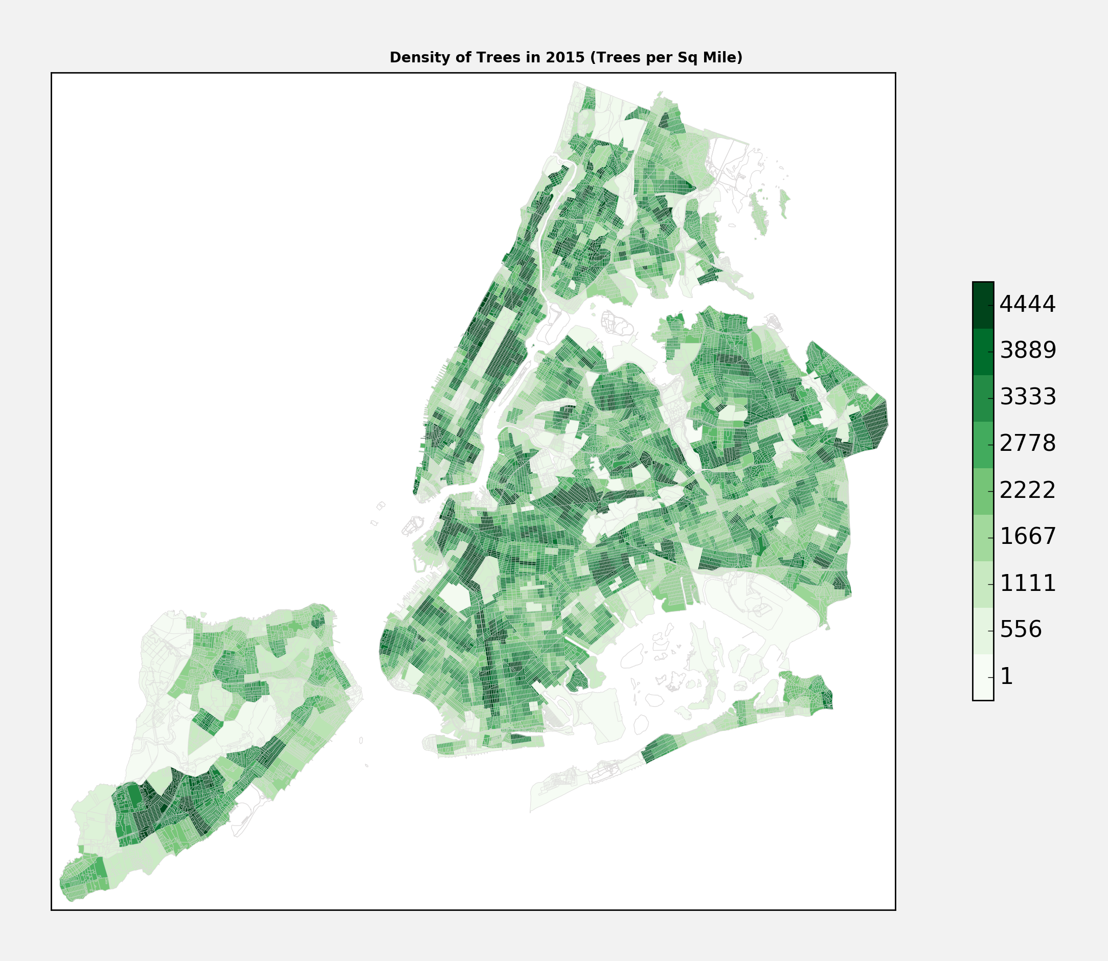 Tree Density NYC 2015